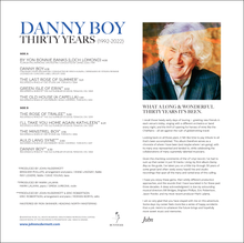 Load image into Gallery viewer, Danny Boy / Thirty Years / 1992-2022
